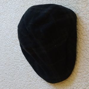 Henschel Hat Co. Large Viscose/Wool Plaid Foldaway Ear Muff Cap